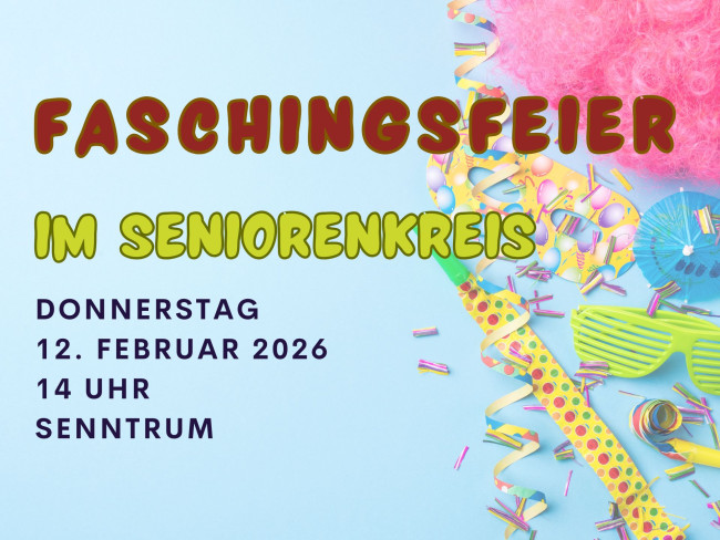 Fasching im Seniorenkreis