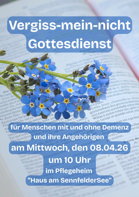 Vergissmeinnicht-Gottesdienst